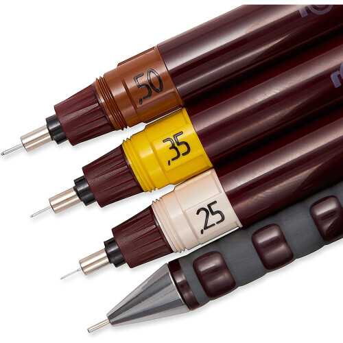 Title: rOtring Isograph High-Precision Technical College Set - 0.25mm,0.35mm,0.50mm 1