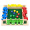 Shut The Box Noppapeli Puinen noppapeli 4-puoleinen perheen matematiikkapeli 6