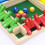Shut The Box Noppapeli Puinen noppapeli 4-puoleinen perheen matematiikkapeli 7