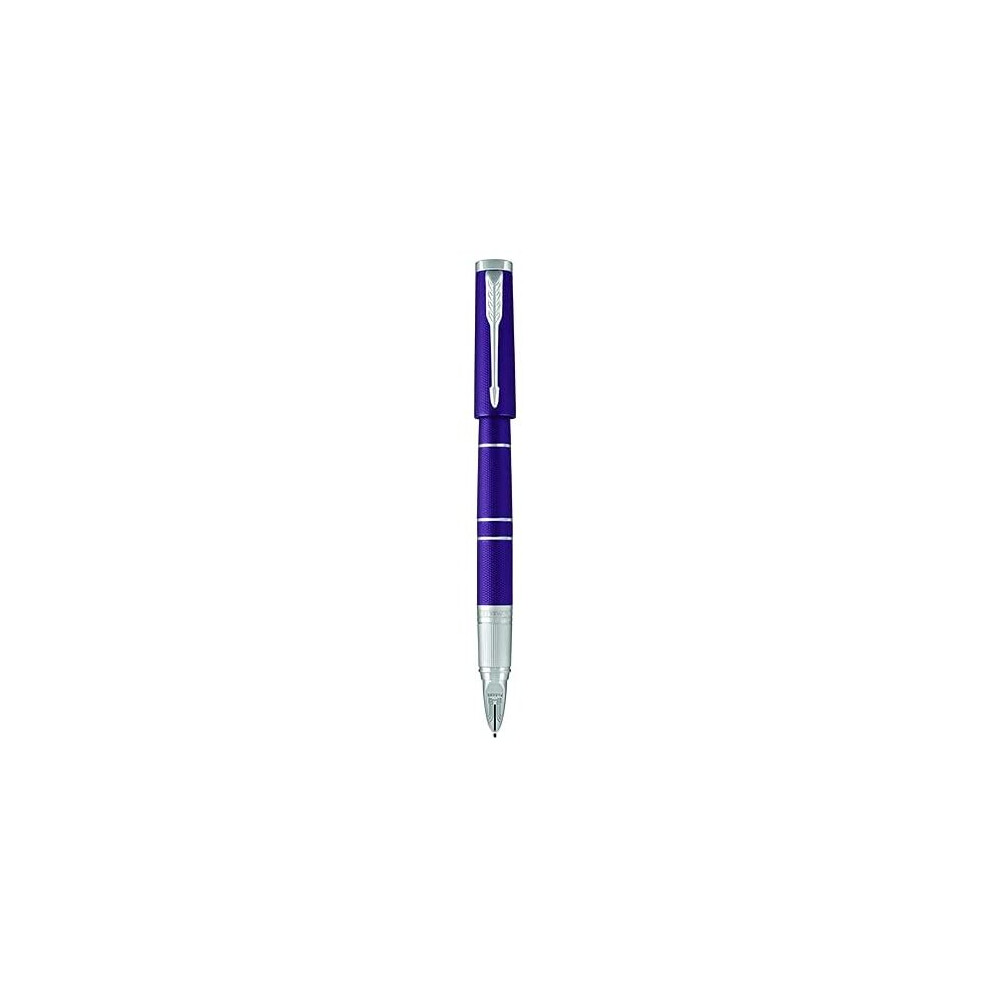 Parker Ingenuity 5th Technology Pen, Medium Point with Black Ink Refill 1931460 - Deluxe Blue Violet