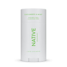 Native Deodorant - Natural Deodorant - Vegan, Gluten Free, Cruelty Free - Free of Aluminum, Parabens & Sulfates - Born in the USA - Cucumber & Mint