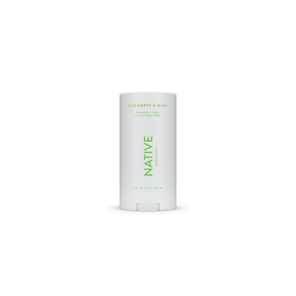 Native Deodorant - Natural Deodorant - Vegan, Gluten Free, Cruelty Free - Free Of Aluminum, Parabens & Sulfates - Born In The Usa - Cucumber & Mint