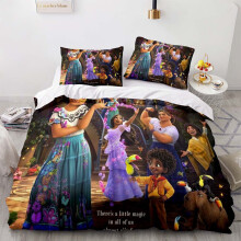 (Double-200x200cm, 7) Encanto Bedding Kids Single Double 3D Duvet Cover Set