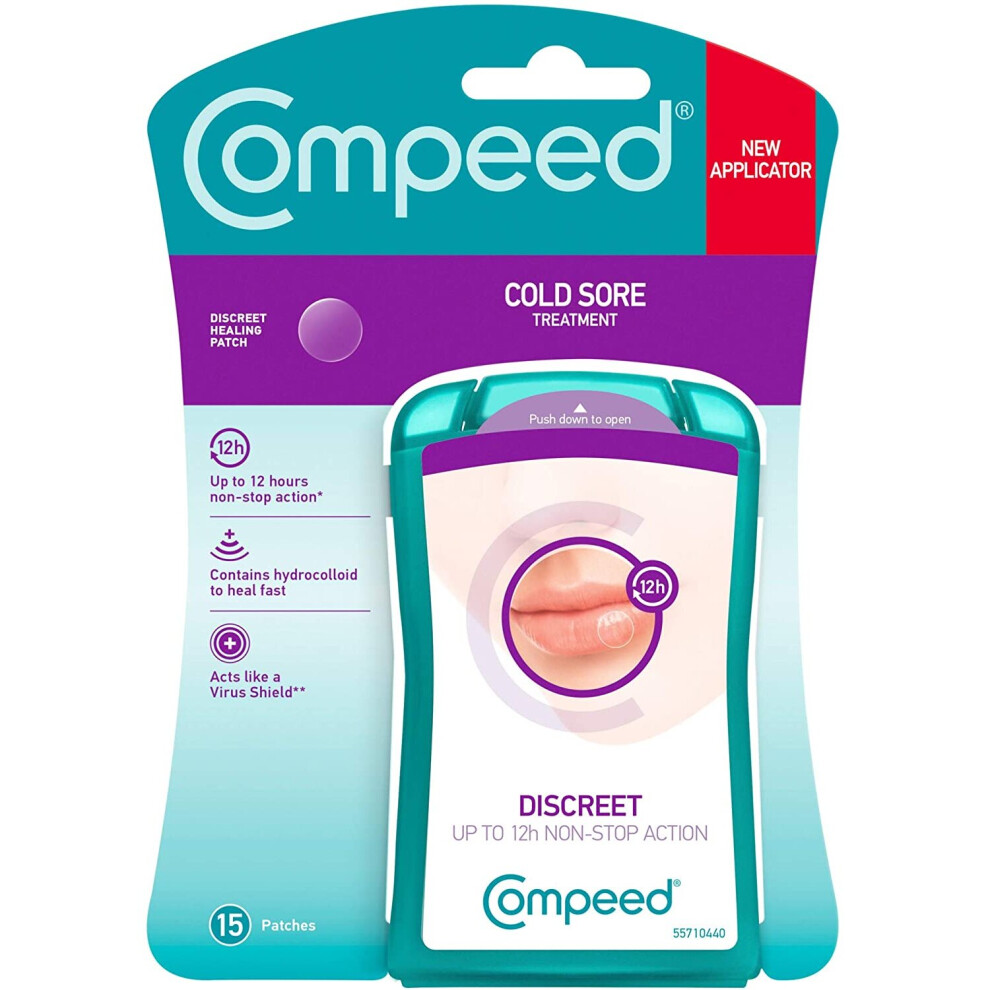 Compeed Cold Sore Patch, 60 Patches (4 Packs Of 15ÃÂ
