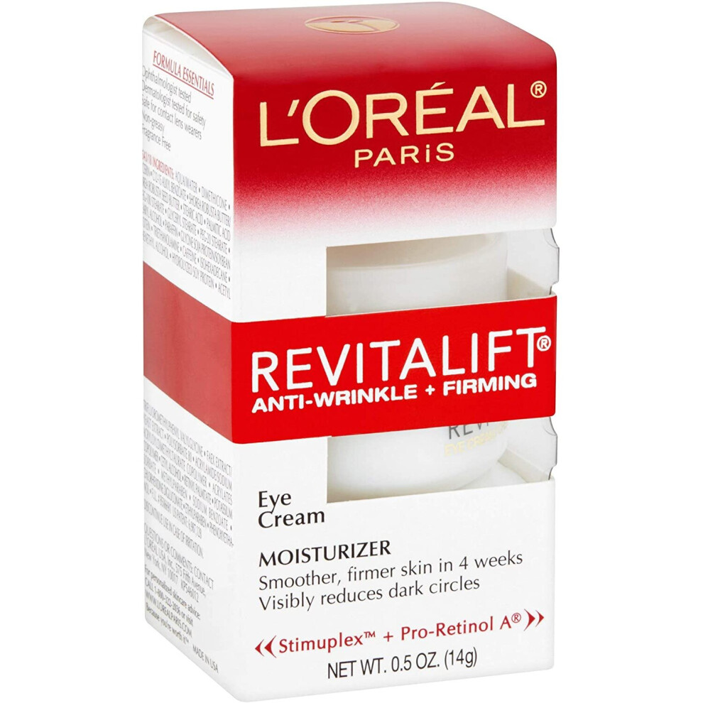LâOrã©Al Paris Cream L'oreal Paris Revitalift Anti Wrinkle + Firming Eye