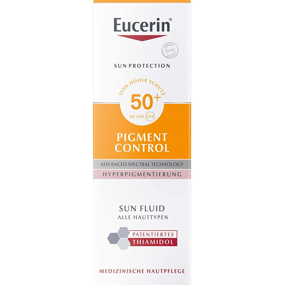 Eucerin Pigment Control LSF 50+ Sun Fluid, 50 ml Solution