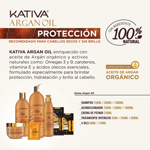 Kativa Argan Olie Conditioner 1000 Ml 1