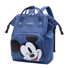 (Blue) Large Mickey Mummy Baby Diaper Nappy Backpack Travel