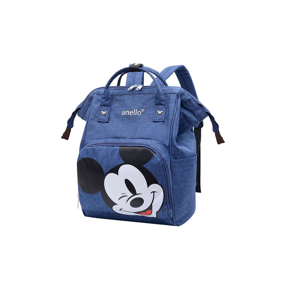 (Blue) Large Mickey Mummy Baby Diaper Nappy Backpack Travel Blue