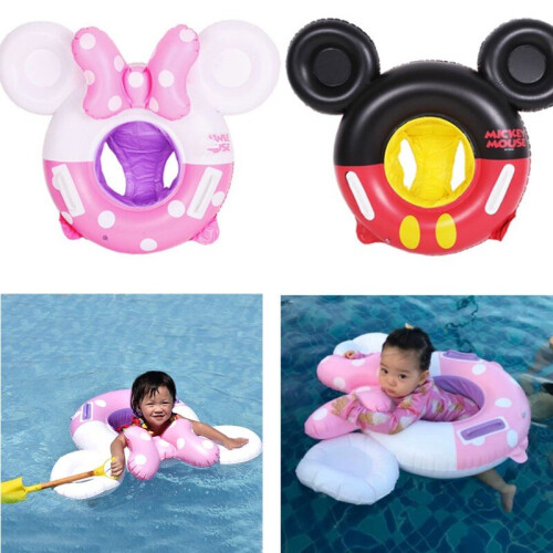 Swimming Float for Minnie Mouse Cartoon Kids Baby Swimming Ring Inflatable Pool Floating Round Pool Children Toy Float Thick on OnBuy