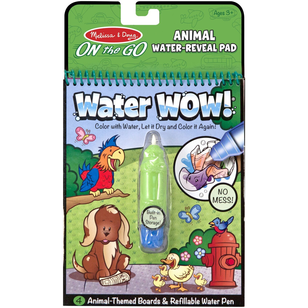 Melissa & Doug On The Go Water Wow!-Animals -Mdwow-5376