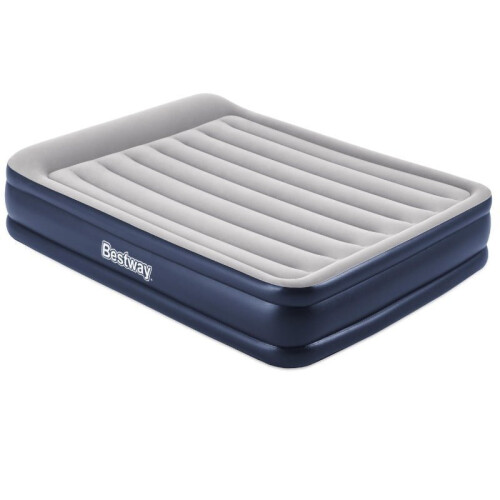 Bestway 2m X 1.5m X 46cm Tritech Queen Blue/White Airbed On OnBuy