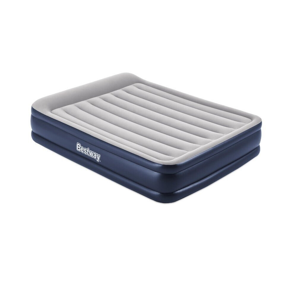 Bestway 2M X 1.5M X 46Cm Tritech Queen Airbed Blue/White