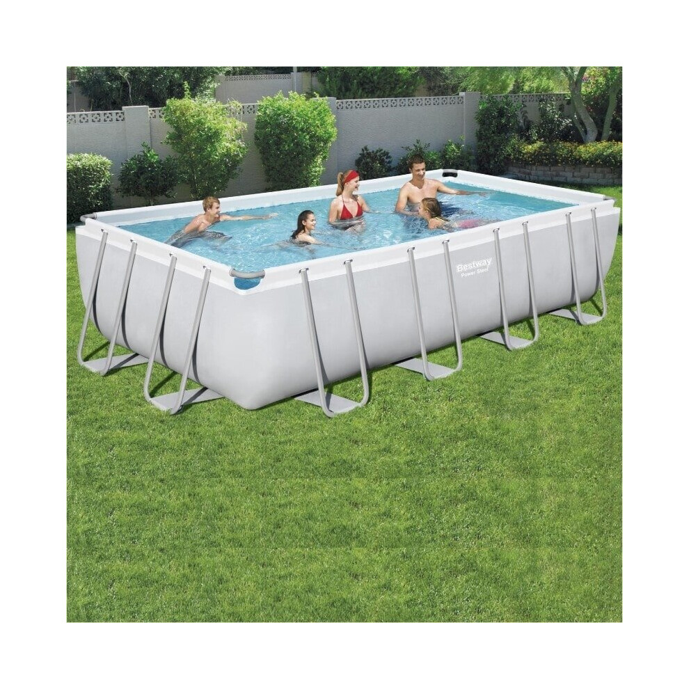 Bestway 18ft x 9ft x 48in Power Steel Frame Pool Set