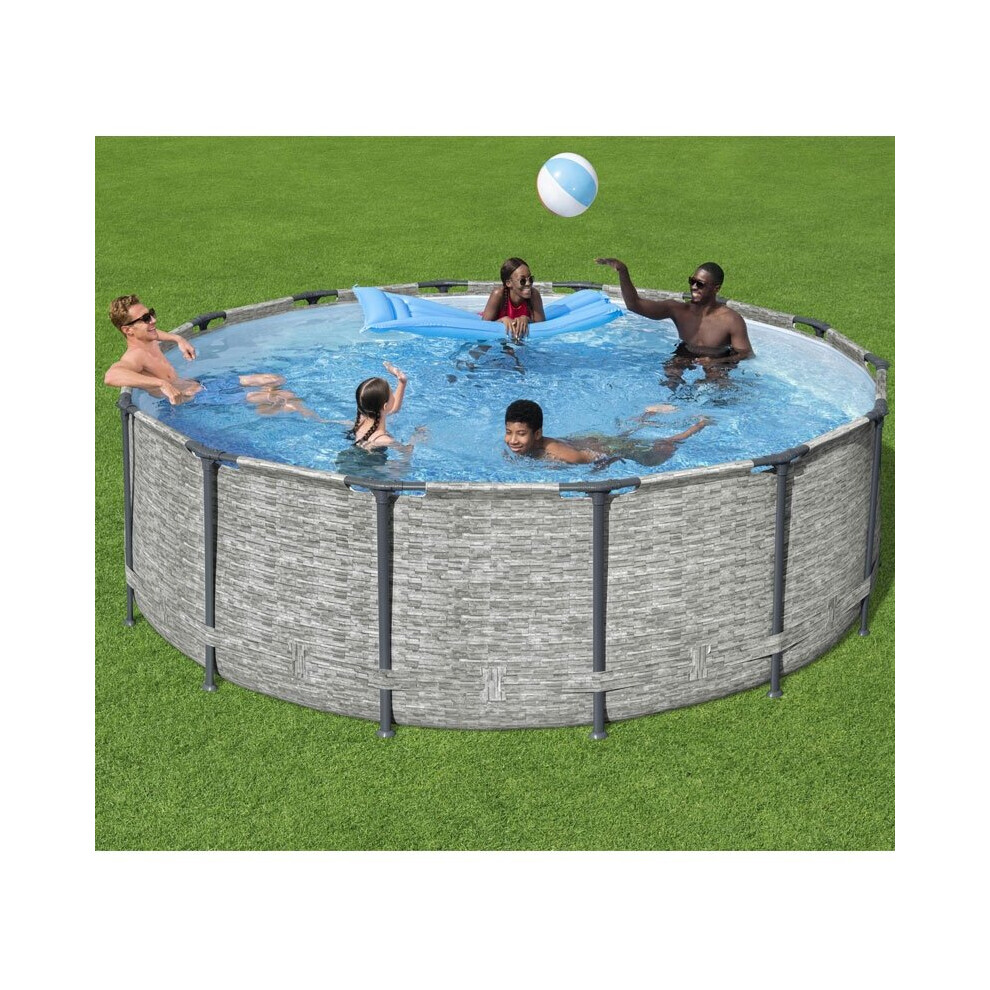 Bestway 14ft x 48 in Steel Pro MAX Frame Pool Set