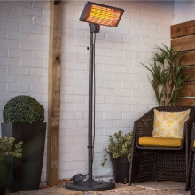 La Hacienda Standing Quartz Heater
