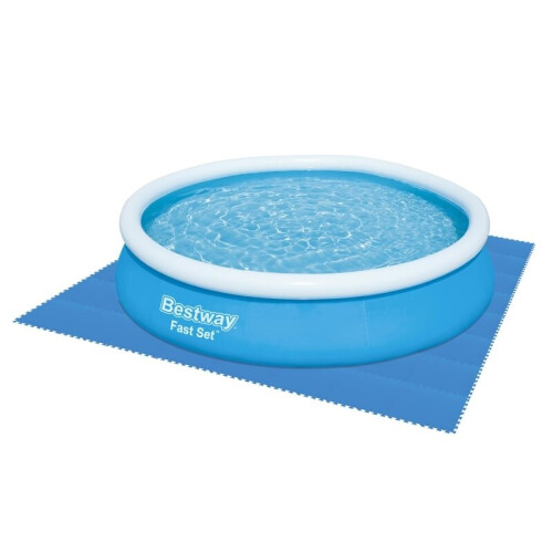 Bestway Pool Floor Protectors Pool Ground Cloth Pool Mat 8 pcs Blue 58220