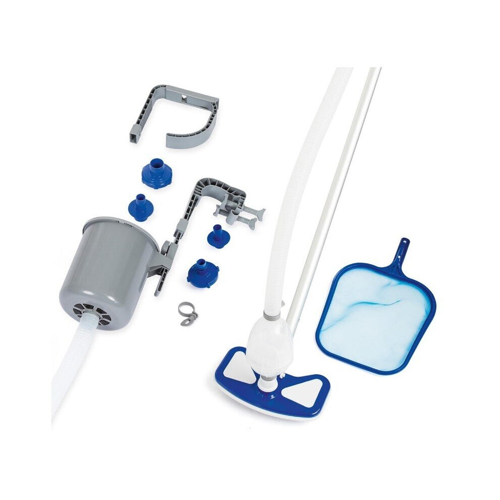 Bestway Swimming Pool Maintenance Kit Pool Skimmer Flowclear Deluxe 58237