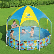 Bestway Above Ground Pool Outdoor Swimming Pool for Kids Steel Pro UV Careful