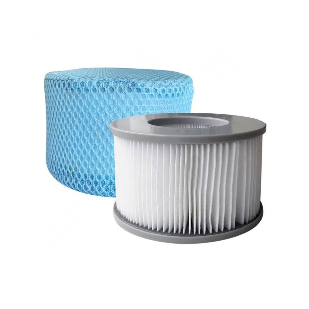 MSpa Filter Cartridge 90 Pleats With Mesh Cover Twin Pack
