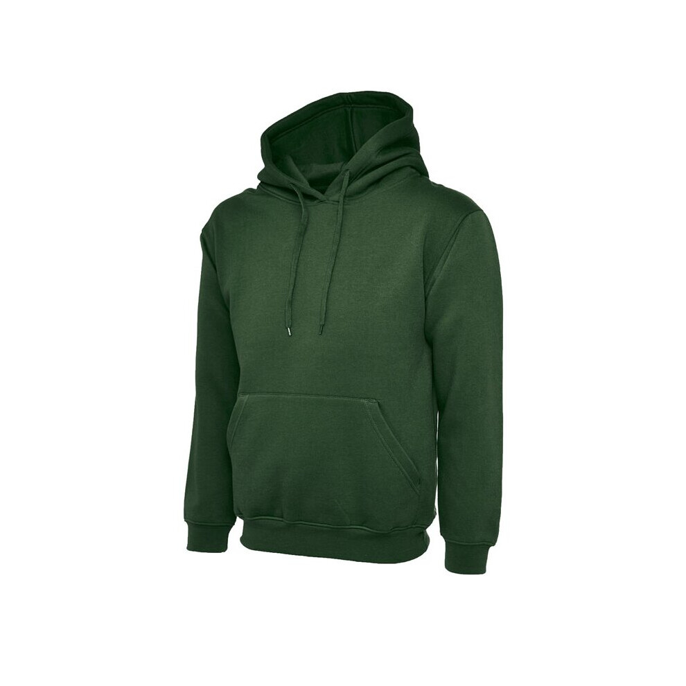 (Bottle Green, 5XL) Unisex Pullover Hoodie Classic Hooded Sweatshirt