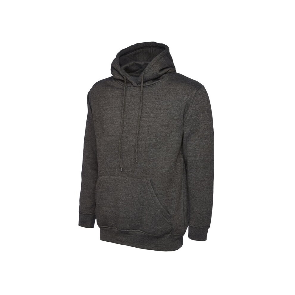 (Charcoal, 3XL) Unisex Pullover Hoodie Classic Hooded Sweatshirt