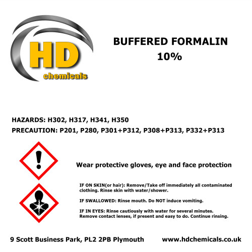 (500ml) Formalin 10% fixative for tissue specimens