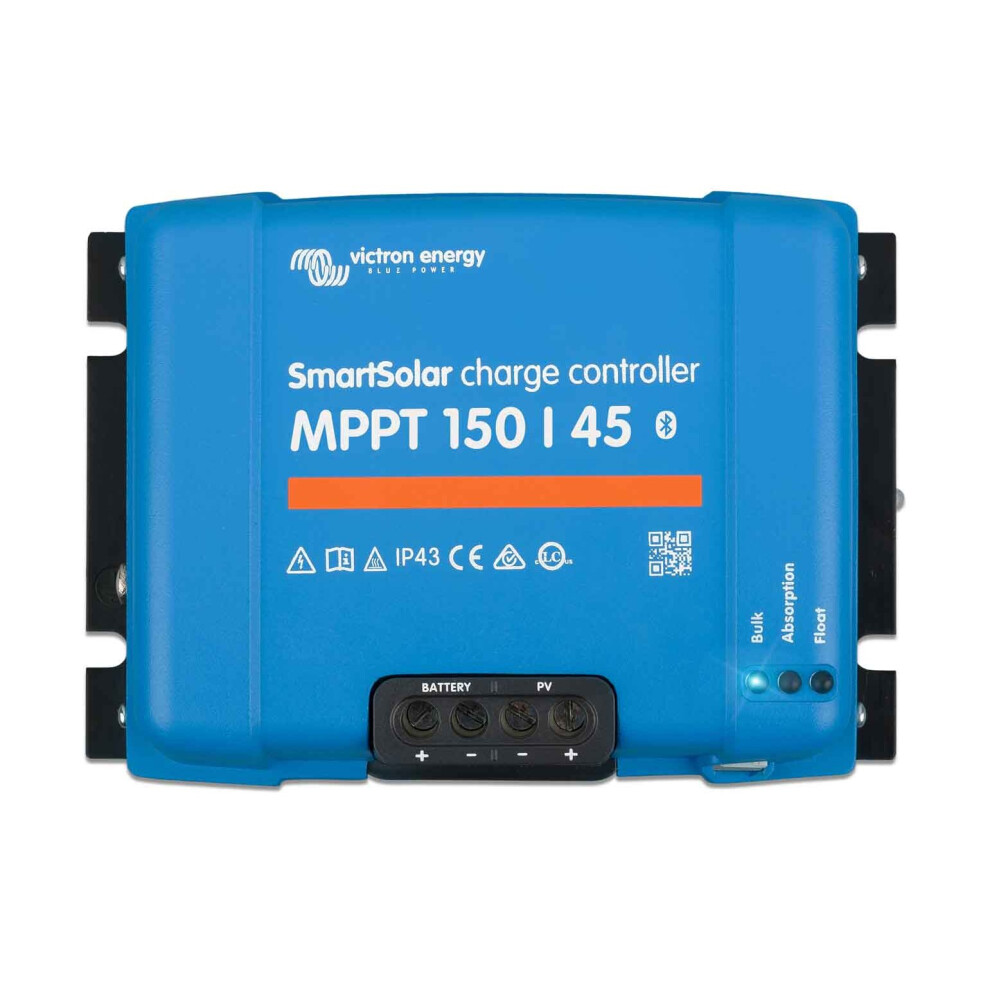 Victron Energy Smart Solar 45A Mppt 150/45 Charge Controller Regulator 12V, 24V 36V, 48V 8719076053026