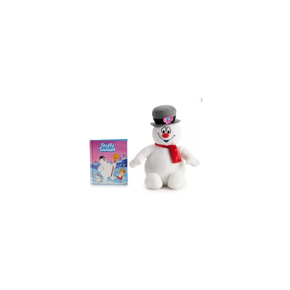 Disney Kohl's Cares Frosty The Snowman Soft Plush Doll Toy And Book Bundle