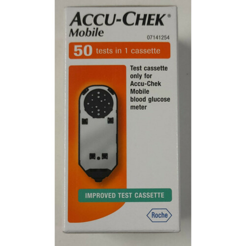 Accu Chek Mobile Blood Glucose Test Cassette  50 Tests