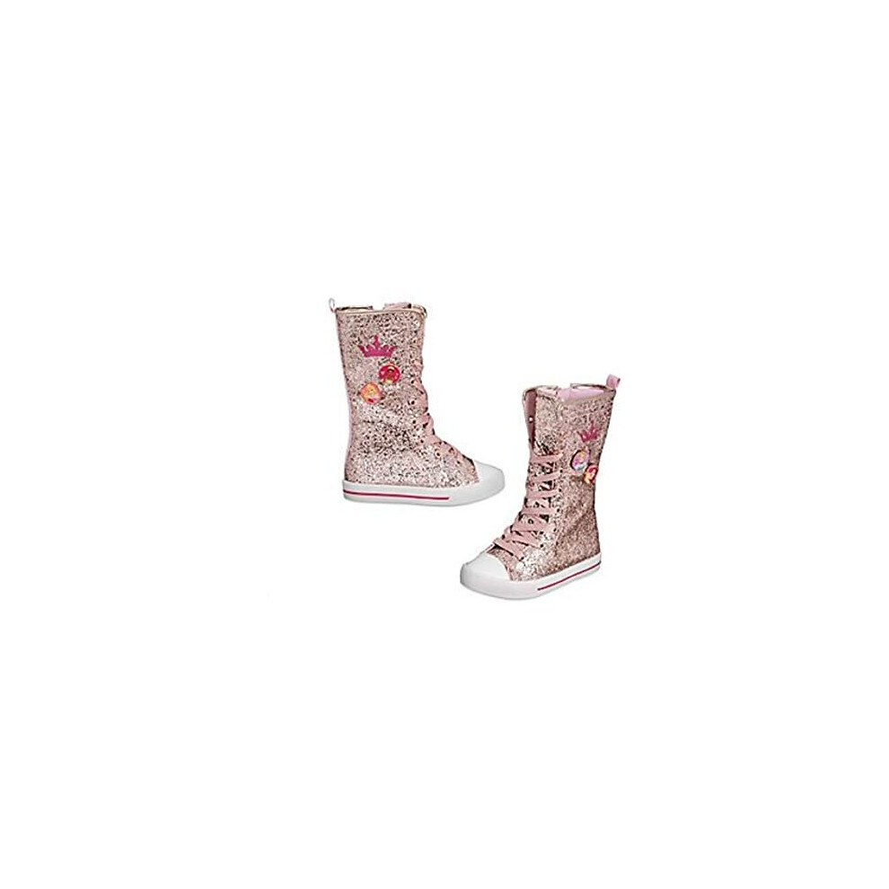 Princess Glitter Boots Trainers UK Size 11 EU 29 For Girls Kids NEW