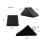 AFA Tooling Nylon Reinforced Set of [4pcs] Heavyweight Wheel Chock with Eyebolts 4