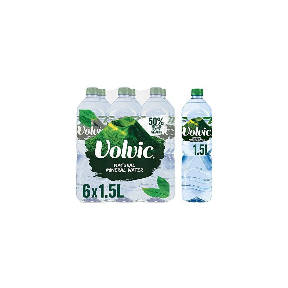 Volvic Still Natural Mineral Water 6 x 1.5L