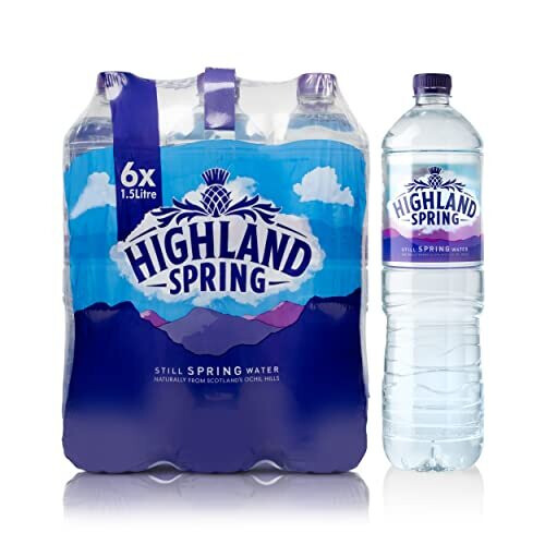 Highland Spring Still Spring Water, 6 x 1.5L 1