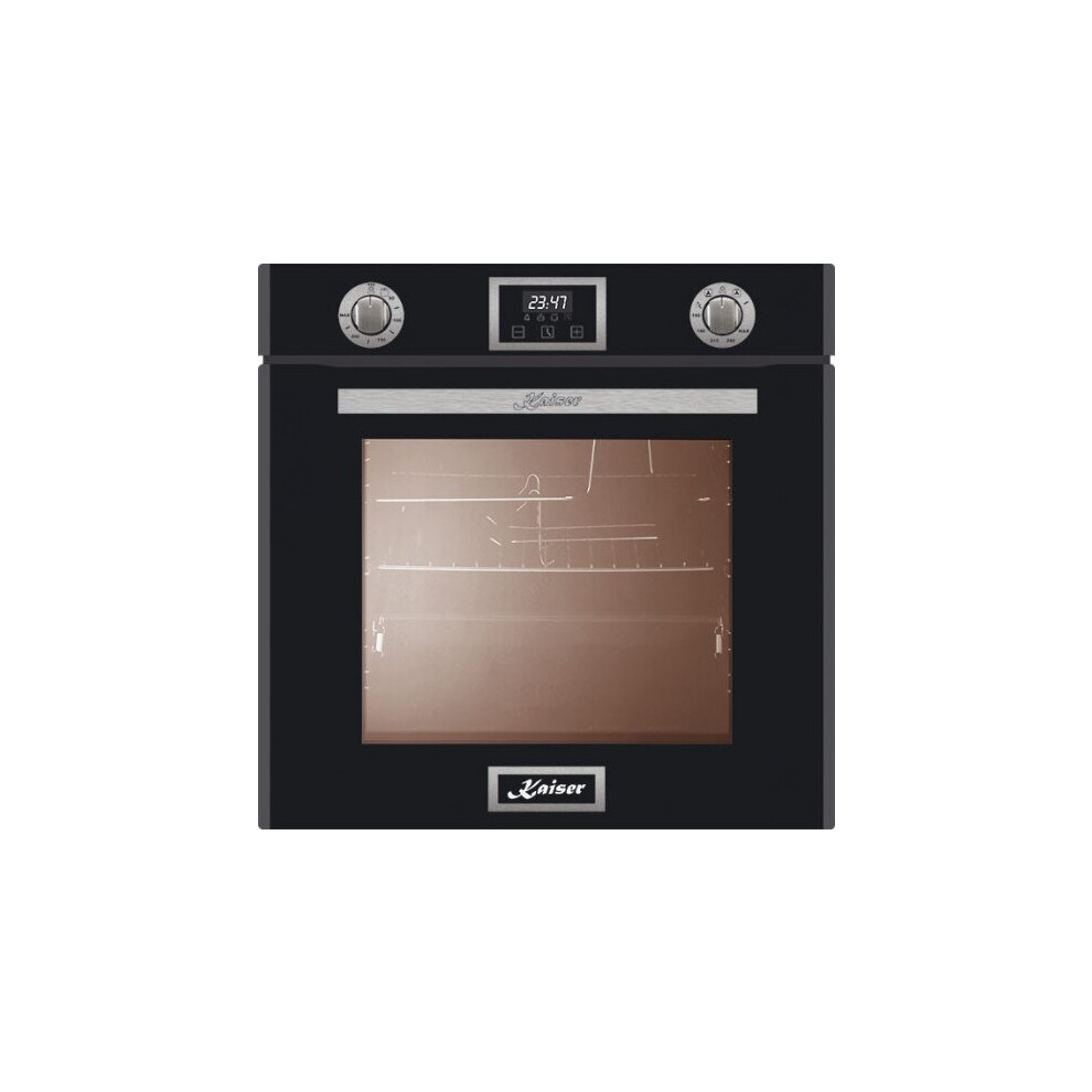 Kaiser Grand Chef Single Gas Oven | Black Mirror Glass Oven