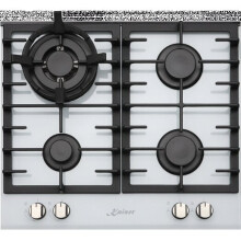 Kaiser Grand Chef Turbo 4 Burner Gas Hob - White