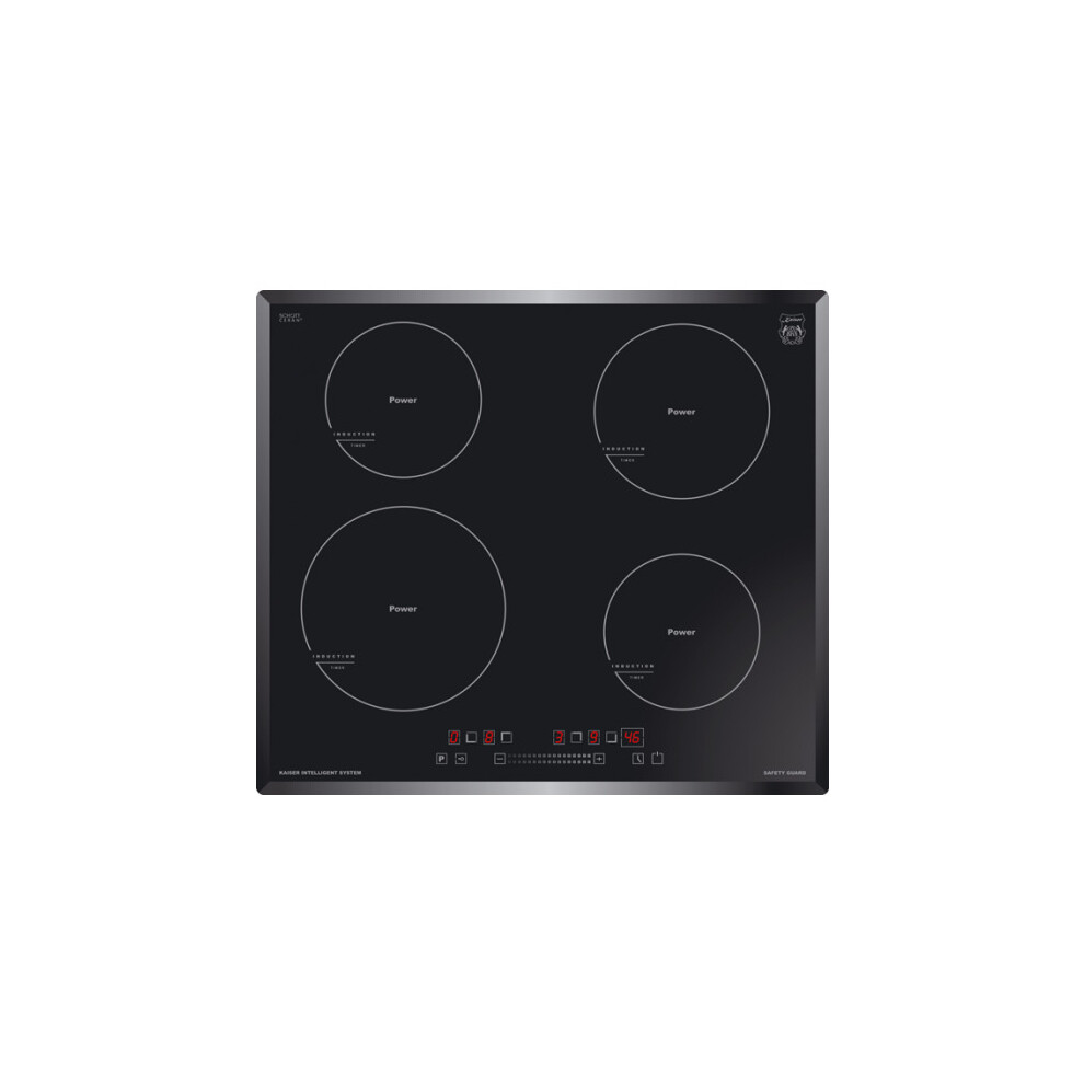 Kaiser Grand Chef 59Cm Induction Hob | Ceramic Glass Cooktop Black