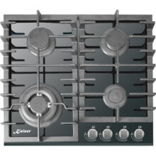 Kaiser Grand Chef Turbo 4 Burner Gas Hob - Black Glass Cooktop