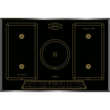 Kaiser Empire 77cm Black Induction Hob | 5 Burner Ceramic Glass