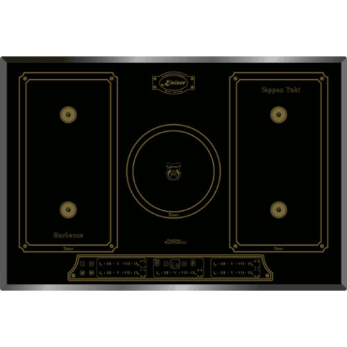 Kaiser Kaiser Empire 77cm Black Induction Hob | 5 Burner Ceramic Glass