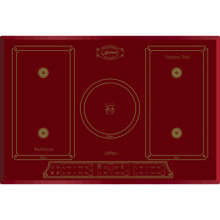 Kaiser Empire 77cm Bordeaux Red Induction Hob | 5 Burner Ceramic Glass