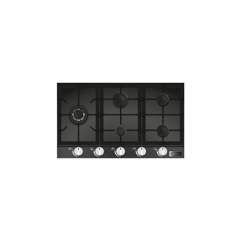 Kaiser Avantgarde Pro Turbo 86Cm 5 Burner Gas Hob - Black