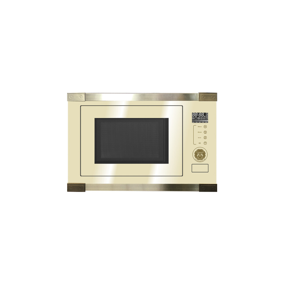 Kaiser Art Deco Built In 900W Mutli-Functional Microwave Oven - Ivory