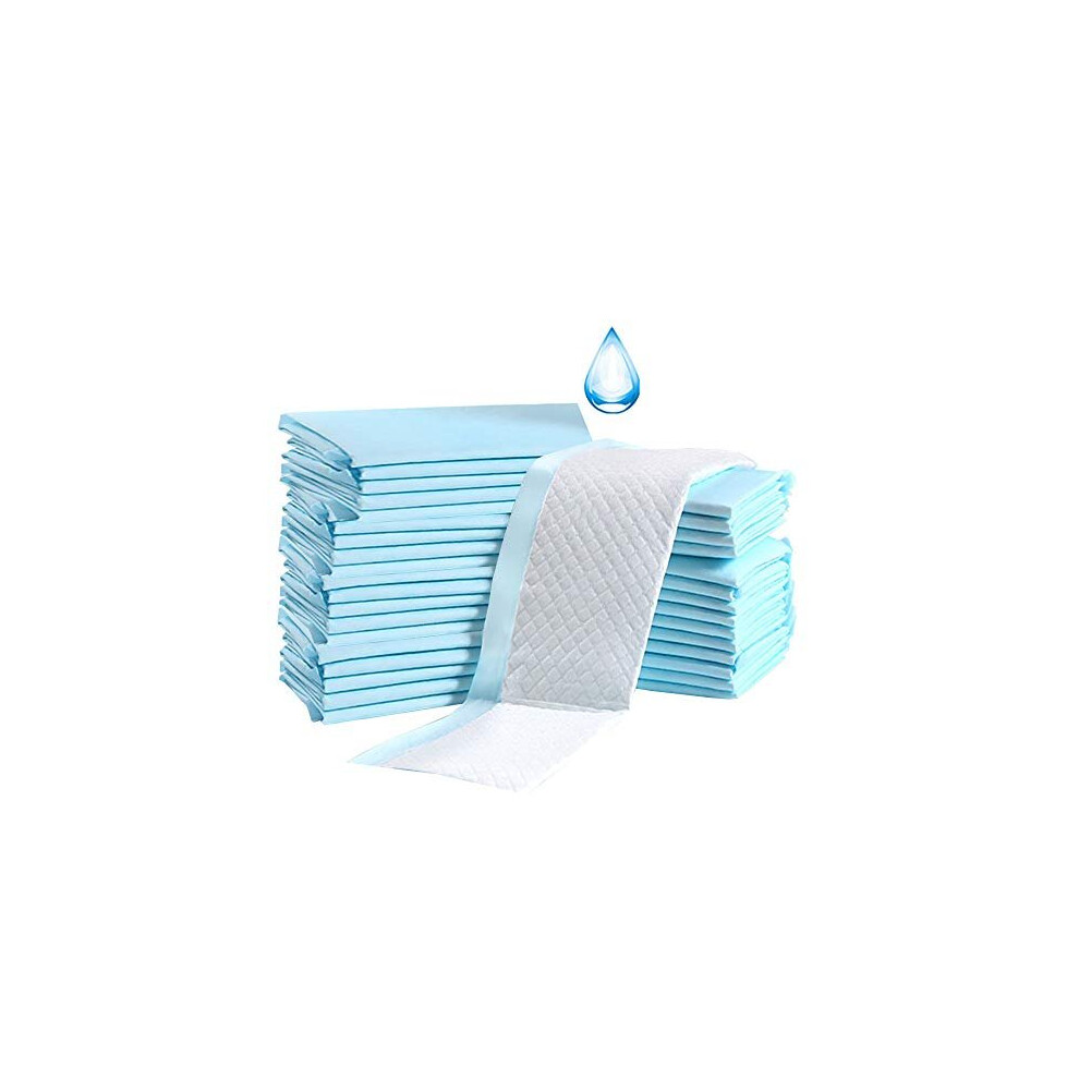 Baby Disposable Underpad 100 Count Incontinence Changing Pad Baby Diapers Newborn Pads Soft Breathable Waterproof Leak Proof Quick Absorb 13X18-image-OPC-P8XFCTH-NEW