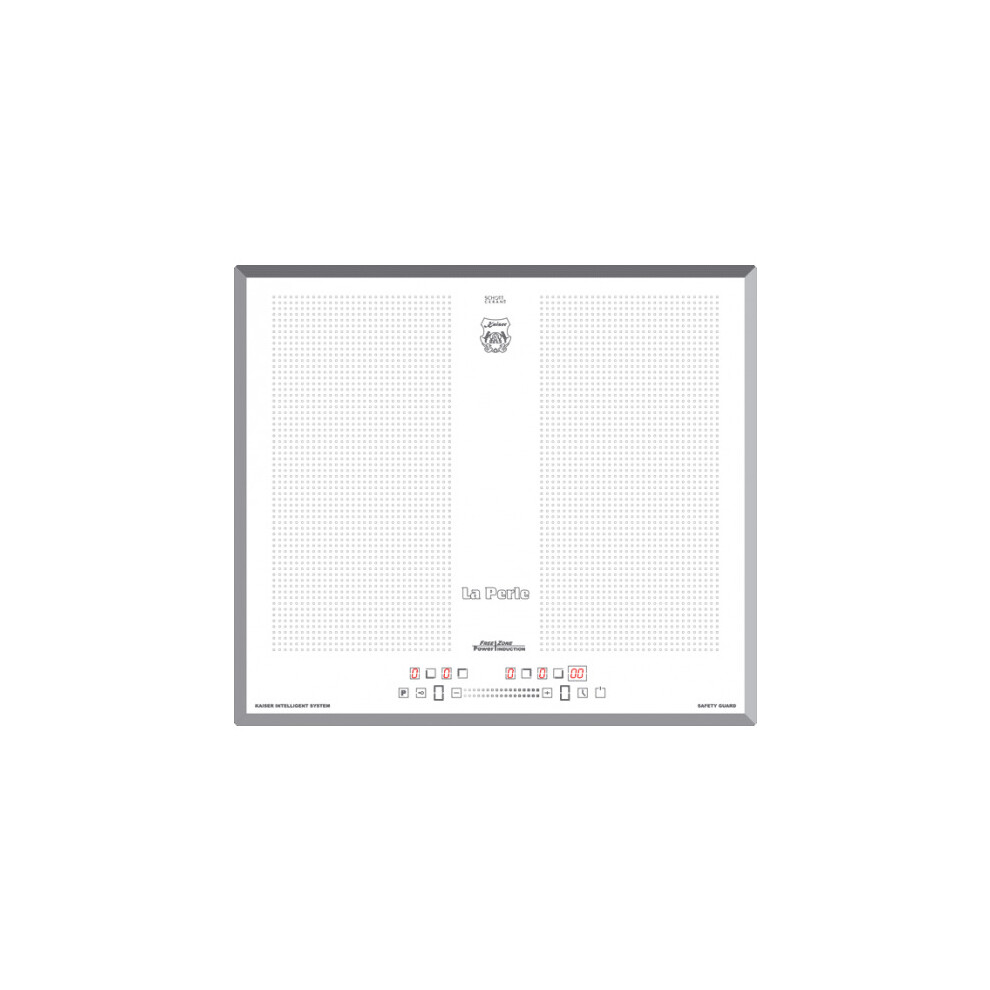 Kaiser La Perle 59cm Induction Hob | White Free Zone Cooktop
