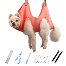 DaizySight Pet Grooming Hammock Supplies Kit for Cats, Small Puppies and Mini Dogs - Size: XS, Hanging Harness for Nail Trimming Pet Grooming Tab
