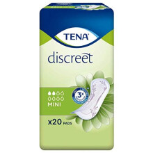 Tena Lady Discreet Mini - Case of 10 Packs of 20 (Light Incontinence Pads)