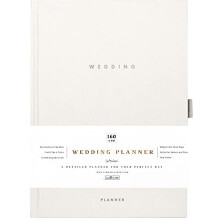 Wedding Planner Book and Organiser for the Bride | Tissue Wrapped in a Gift Box | 160gsm Ultra Thick Pages | This Elegantly Designed Planner All