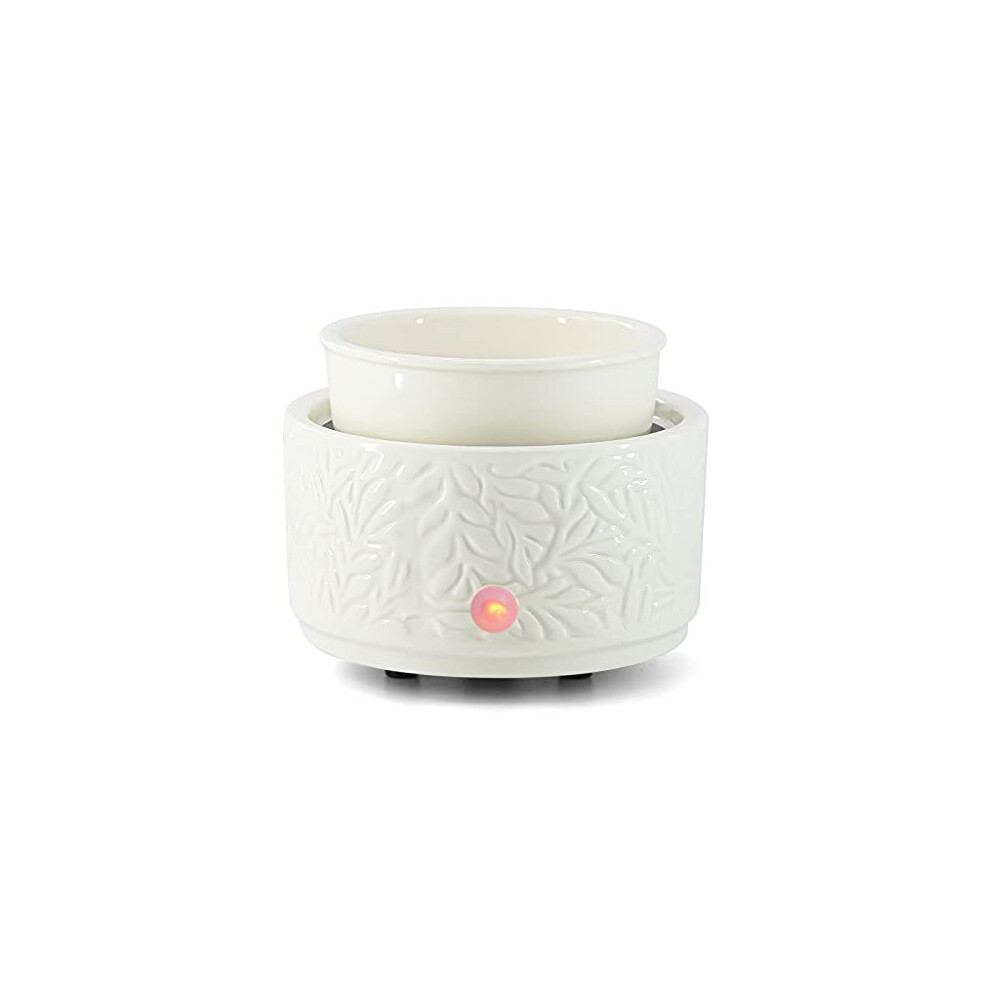 PALANCHY Wax Melt Burner Ceramic 3-in-1 Oil Burner Electric Wax Melt Warmer Candle Wax Warmer Burner Melter Fragrance Warmer for Home Office Bedr