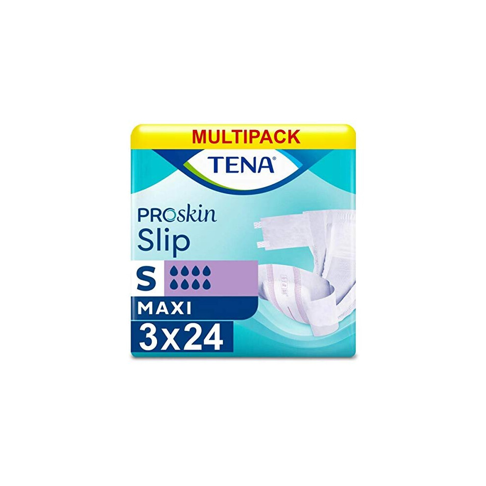 Multipack 3X TENA Slip Maxi Small (2180ml) 24 Pack Incontinence Protection